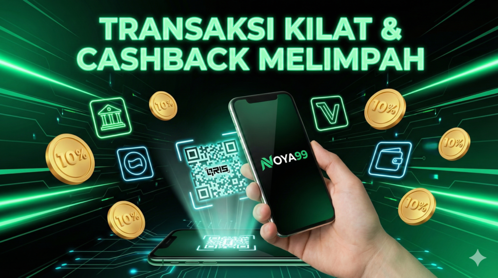 Transaksi Noya99: Mulai dari 10 Ribu, Nikmati Cashback Hingga 10%
